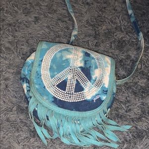 peace sign purse